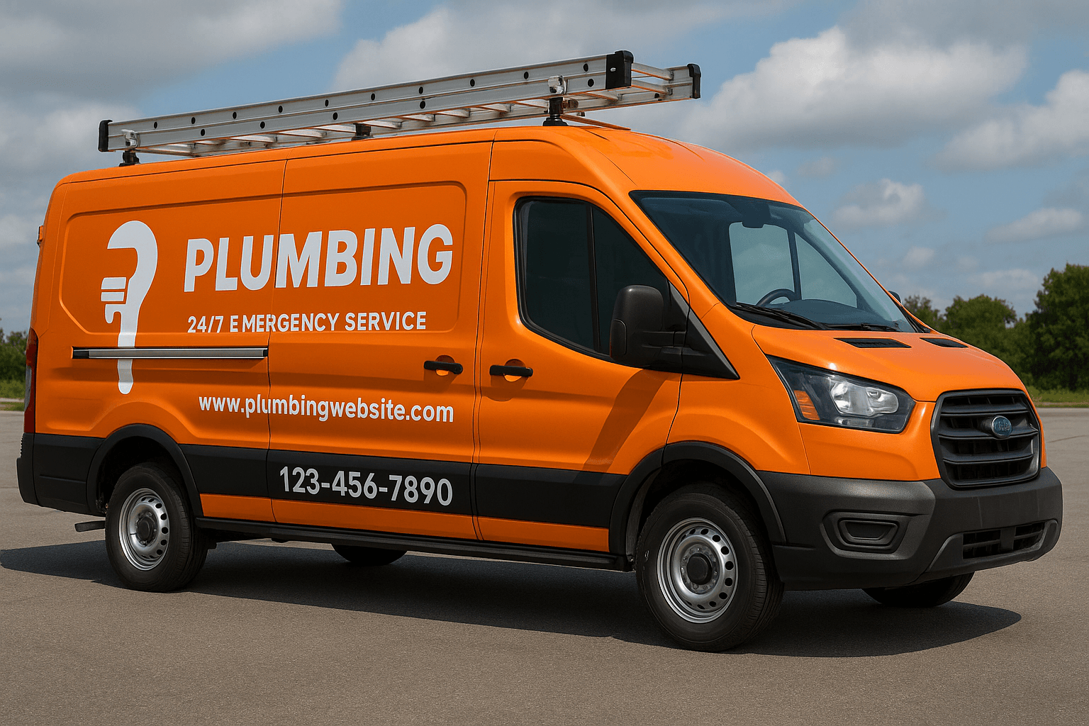 Commercial van wrap